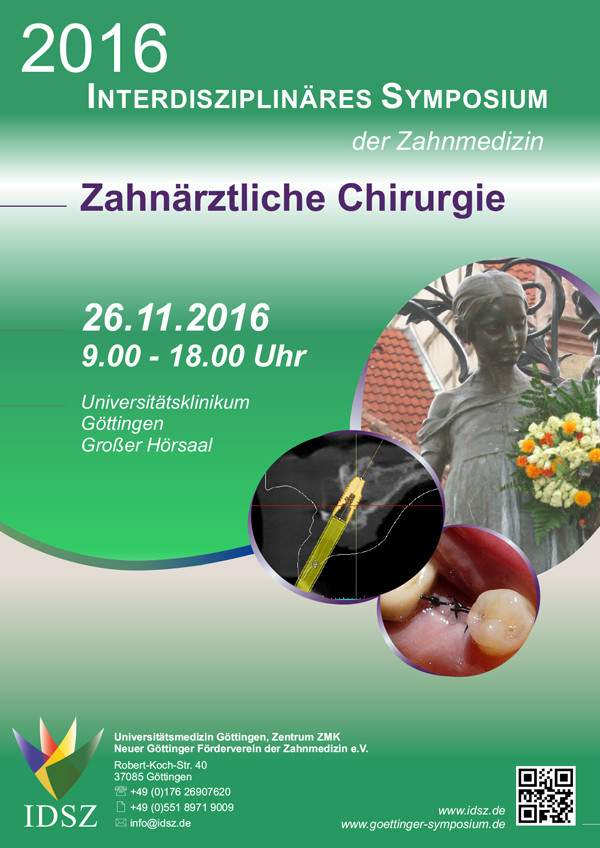 Plakat des 3. Symposium der Zahnmedizin in Göttingen